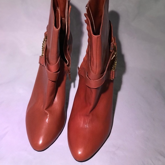 Ralph Lauren Shoes - Ralph Lauren Booties w/Detailed Ankle Chain 8.5